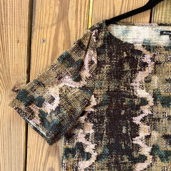 NWOT Broadway & Broome by J.Crew Blouse - Silk Blend - Abstract Print - Sz Large - Picture 4 of 7